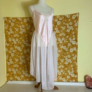 Vintage princess pink nightgown size large